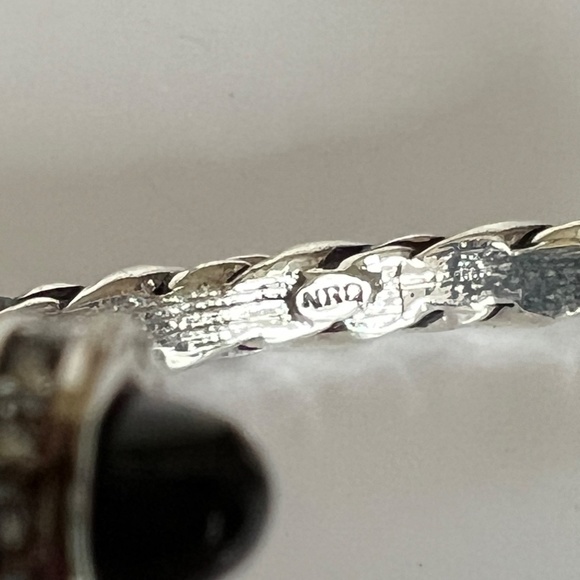 Silver Tone Twisted Cuff Braclett - Picture 6 of 6